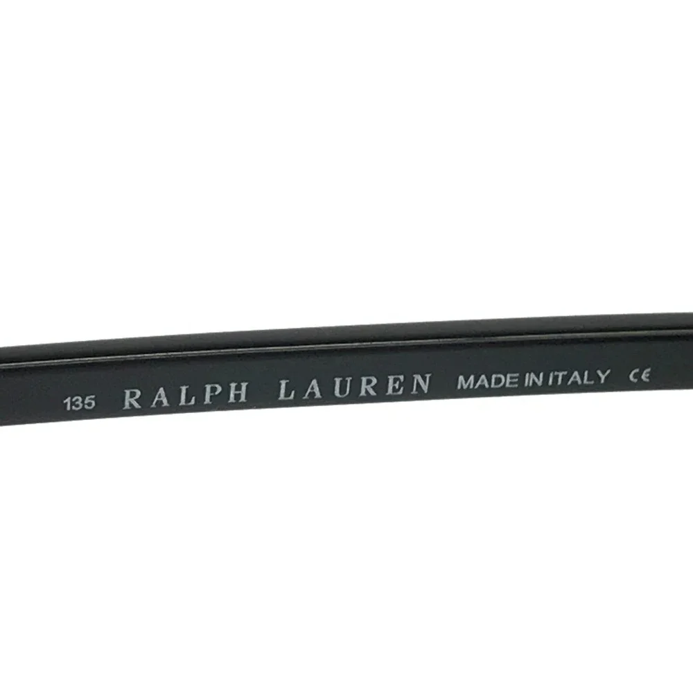 Vintage Ralph Lauren Eyeglasses Frames RL1405 807 Shiny Black Round 48-15-135